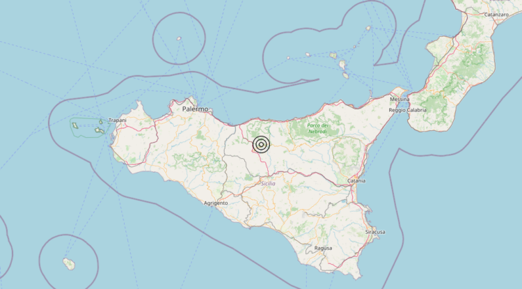 Terremoto 1 km SW Blufi (PA) – Magnitudo 3.7