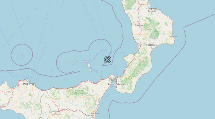Terremoto Tirreno Meridionale (MARE) – Magnitudo 3.1