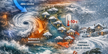 Ciclone San Valentino, il meteo perturbato di questo fine settimana Ciclone San Valentino, il meteo perturbato di questo fine settimana