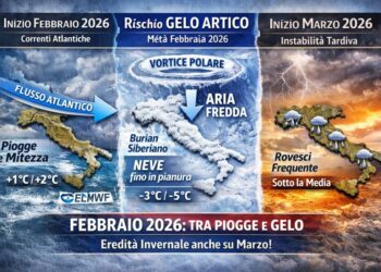 Meteo febbraio 2026: tra colpi di coda invernali e le prime proiezioni di marzo