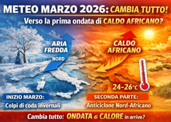 Meteo marzo 2026: cambia tutto, verso la prima ondata di caldo africano?