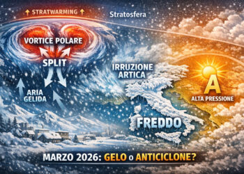 Vortice polare: ecco cosa succederà a marzo 2026 con possibilità di freddo?