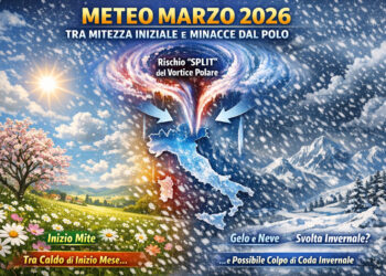 Meteo marzo 2026: il vortice polare minaccia un colpo di coda con freddo e neve?