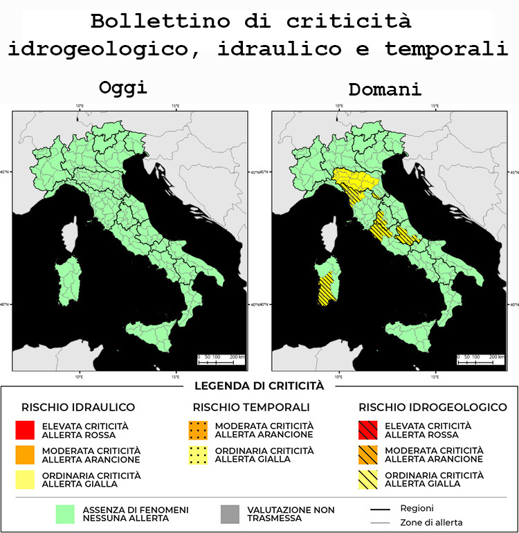 Bollettino di allerta meteo del 02/02/2026 Bollettino di allerta meteo del 02/02/2026