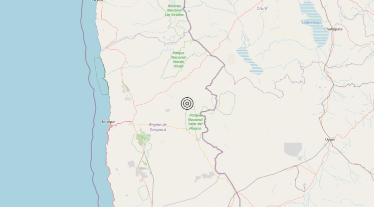 Terremoto Chile [Land] – Magnitudo 5.5