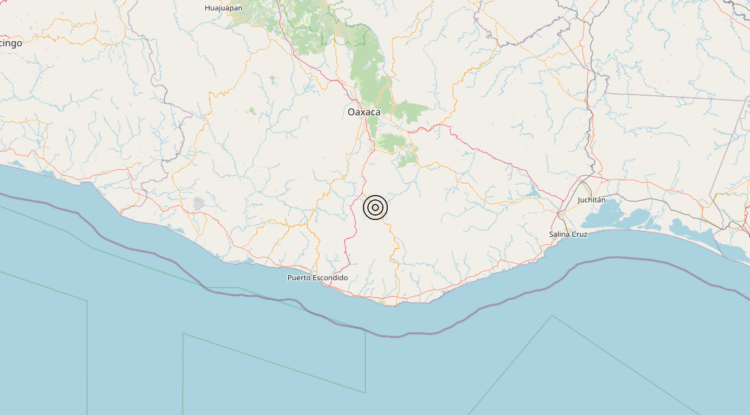 Terremoto Oaxaca, Mexico [Land: Mexico] – Magnitudo 5.9