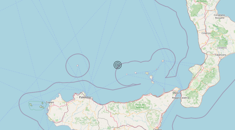 Terremoto Tirreno Meridionale (MARE) – Magnitudo 3.9