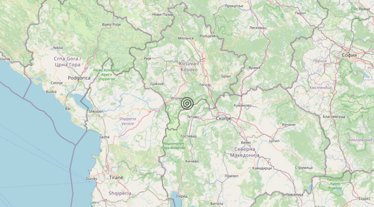 Terremoto Macedonia [Land] – Magnitudo 5.1