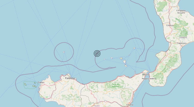 Terremoto Tirreno Meridionale (MARE) – Magnitudo 3.6