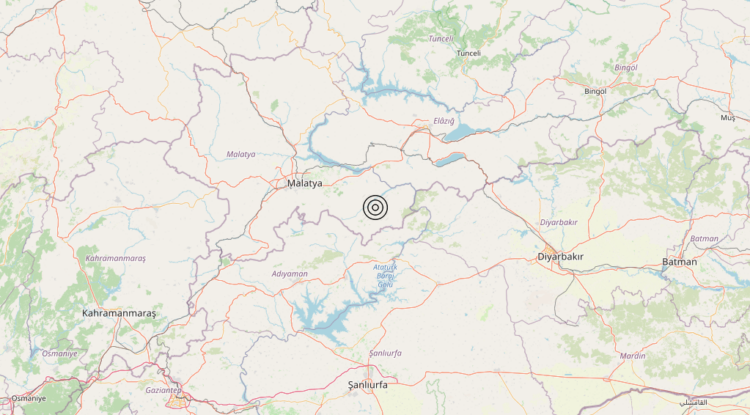 Terremoto Turkey – Magnitudo 4.9