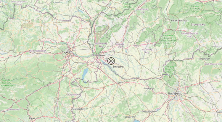 Terremoto Slovakia [Land] – Magnitudo 4.6