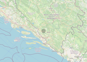 Terremoto Bosnia and Herz. [Land] – Magnitudo 3.4