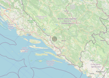 Terremoto Bosnia and Herz. [Land] – Magnitudo 3.9
