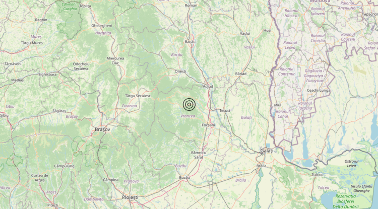 Terremoto Romania – Magnitudo 4.6