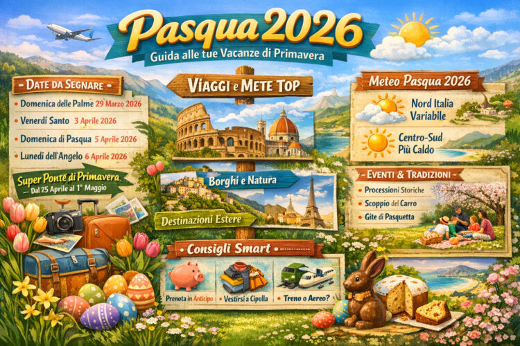 Pasqua 2026: Meteo, Dove Andare, Cosa Fare e Idee Ponte