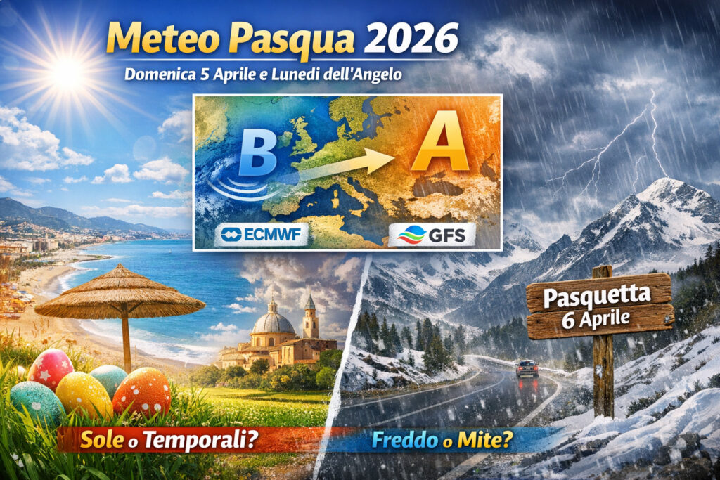 Previsioni Meteo Pasqua 2026 e Pasquetta: l’Analisi degli Esperti sui Modelli Matematici