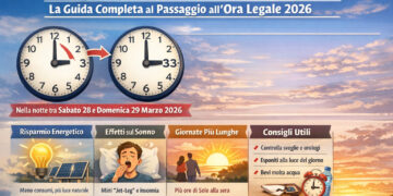 Cambio ora 2026: stanotte torna l’ora legale, ecco quando spostare le lancette Cambio ora 2026: stanotte torna l’ora legale, ecco quando spostare le lancette