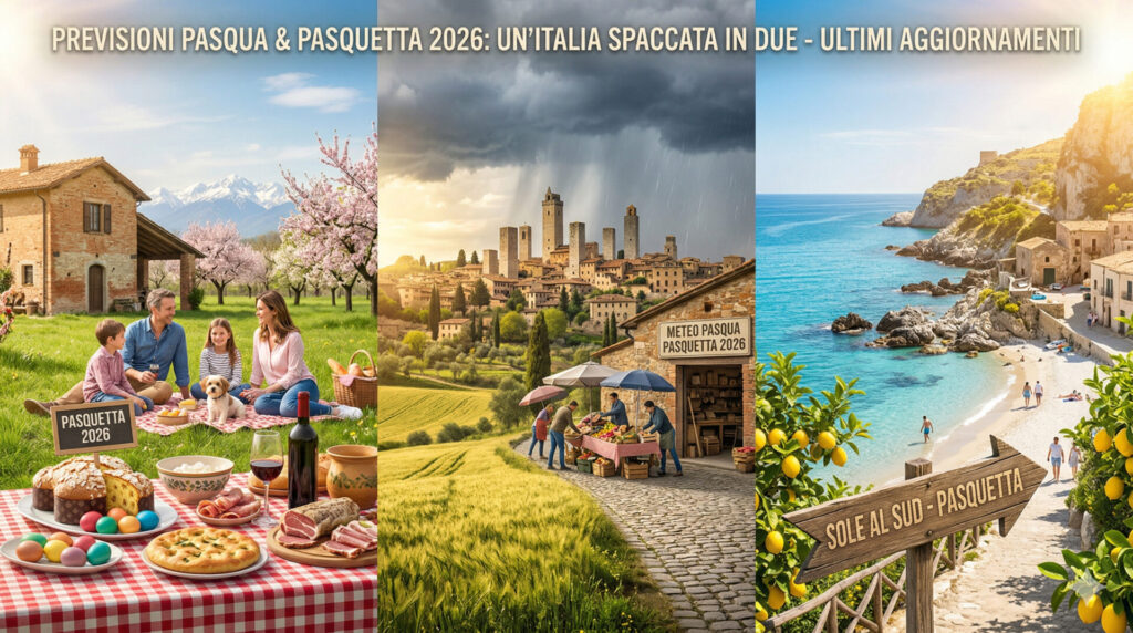 Pasqua e Pasquetta 2026 le previsioni meteo: con il sole dopo una settimana di freddo?