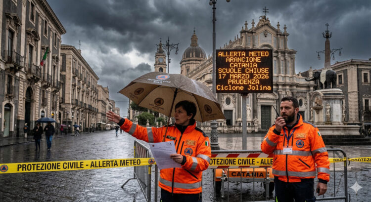 Allerta Meteo Catania: Scuole Chiuse e Ciclone Jolina il 17 Marzo 2026 Allerta Meteo Catania: Scuole Chiuse e Ciclone Jolina il 17 Marzo 2026