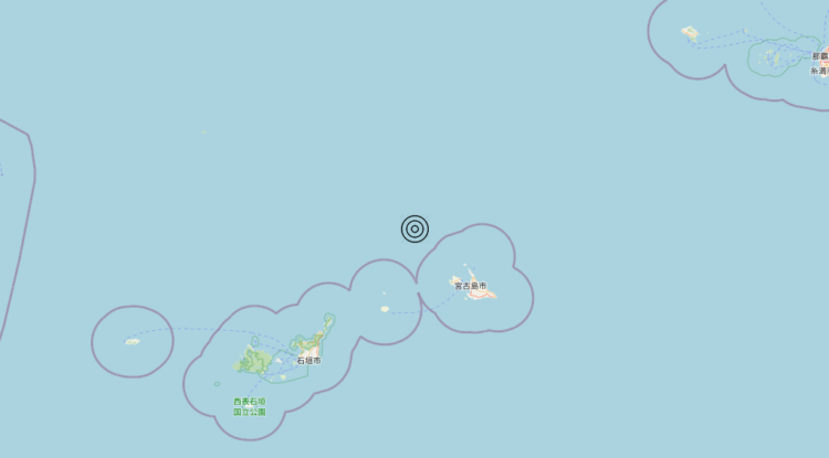 Terremoto Japan [Sea] – Magnitudo 5.9