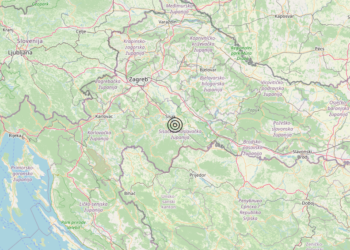 Terremoto Croatia [Land] – Magnitudo 3.5
