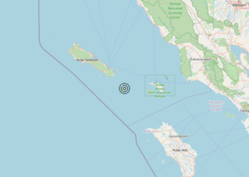 Terremoto Northern Sumatera, Indonesia [Sea: Indonesia] – Magnitudo 6.3