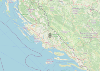 Terremoto Croatia [Land] – Magnitudo 3.8