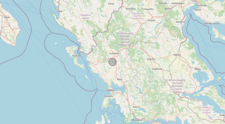 Terremoto Greece [Land] – Magnitudo 3.5