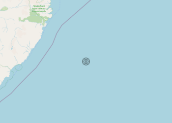 Terremoto Off east coast of Kamchatka Peninsula, Russia [Sea: Russia] – Magnitudo 6.1