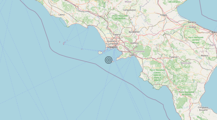 Terremoto Golfo di Napoli e Capri (Napoli) – Magnitudo 5.9