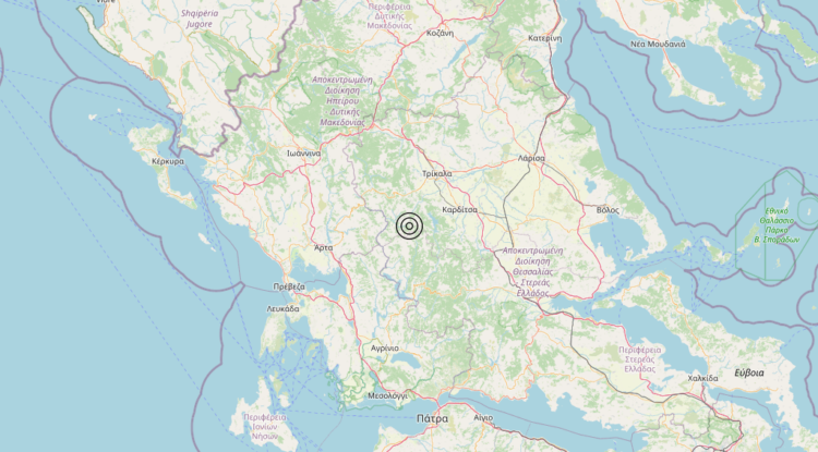 Terremoto Greece – Magnitudo 4.9