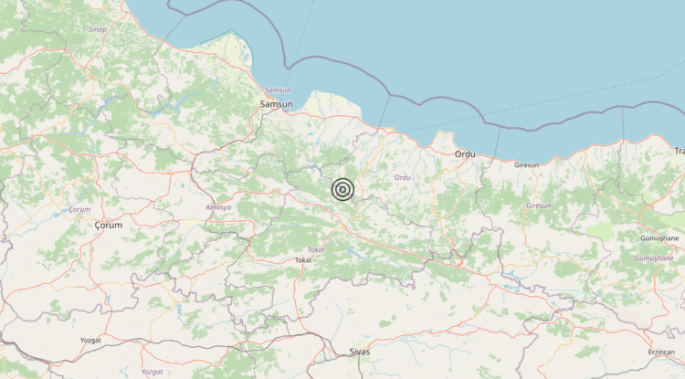 Terremoto Turkey – Magnitudo 5.5