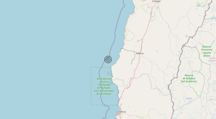 Terremoto Chile (Peruvian point of view) [Sea] – Magnitudo 6.3