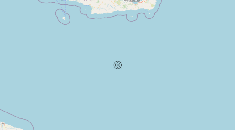 Terremoto Greece [Sea] – Magnitudo 4.8