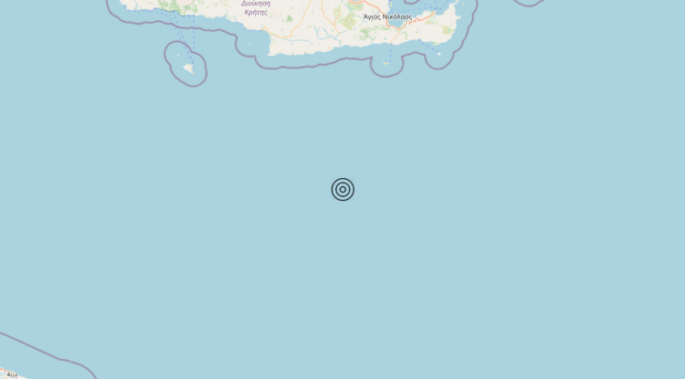 Terremoto Greece [Sea] – Magnitudo 4.5