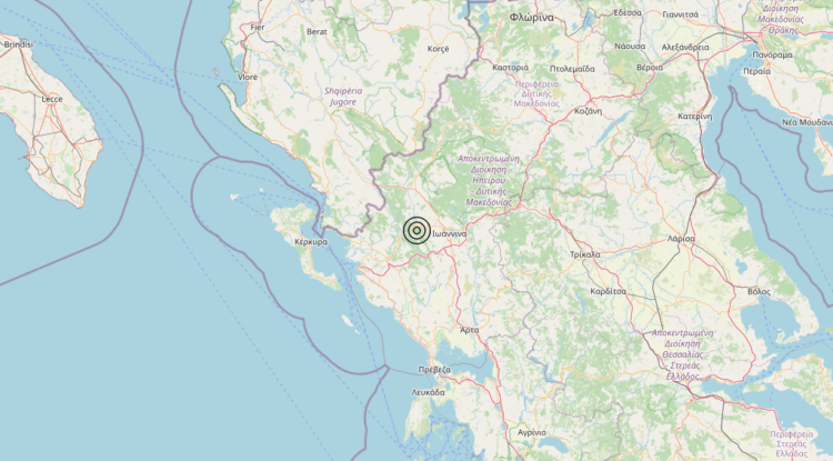 Terremoto Greece [Land] – Magnitudo 4.4