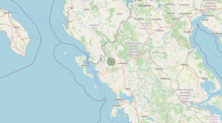 Terremoto Greece [Land] – Magnitudo 4.6