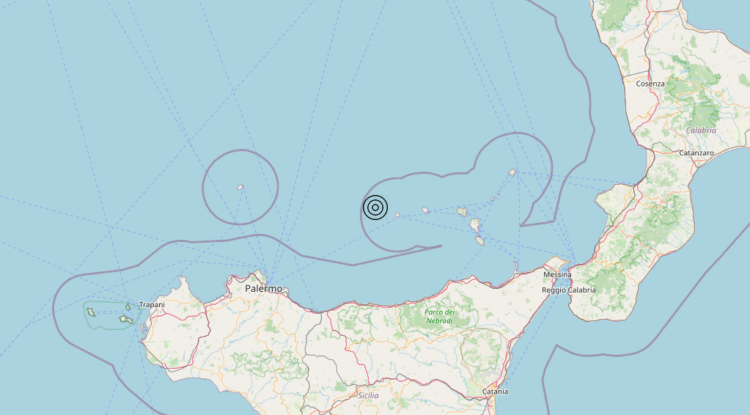 Terremoto Tirreno Meridionale (MARE) – Magnitudo 3.0