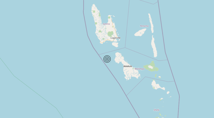 Terremoto Vanuatu Islands [Sea: Vanuatu] – Magnitudo 5.9