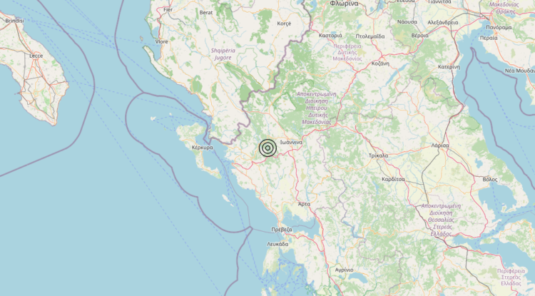 Terremoto Greece [Land] – Magnitudo 4.3