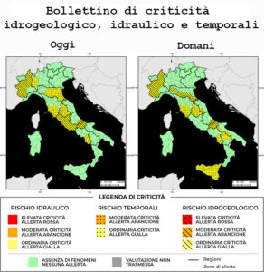 Bollettino di allerta meteo del 13/04/2026