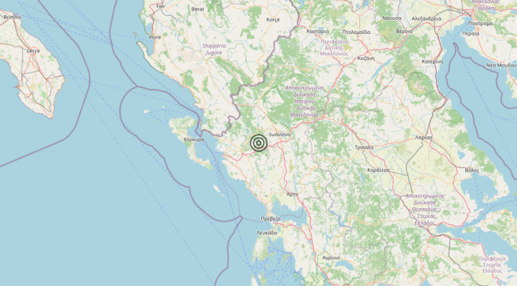 Terremoto Greece [Land] – Magnitudo 4.3