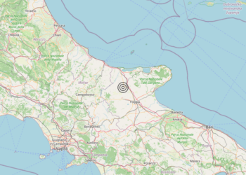 Terremoto 10 km N Lucera (FG) – Magnitudo 3.2