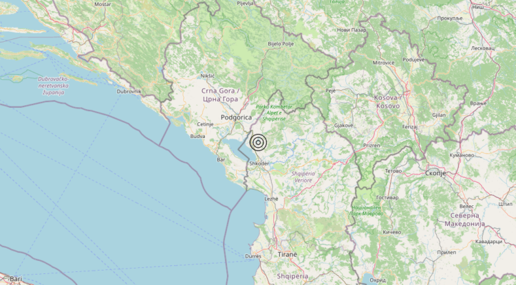 Terremoto Albania [Land] – Magnitudo 3.5