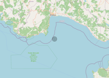Terremoto Turkey [Sea] – Magnitudo 4.8