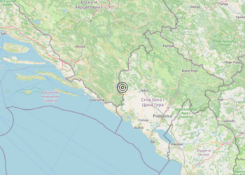 Terremoto Montenegro [Land] – Magnitudo 3.8