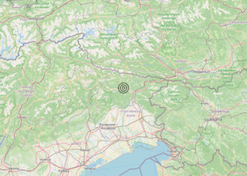 Terremoto 5 km W Verzegnis (UD) – Magnitudo 3.1