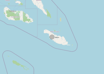 Terremoto Solomon Is. [Land] – Magnitudo 5.9