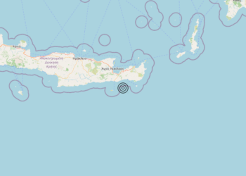 Terremoto Crete, Greece [Sea: Greece] – Magnitudo 4.7