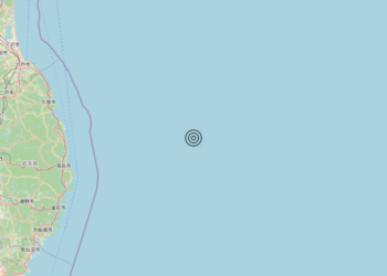 Terremoto Off east coast of Honshu, Japan [Sea: Japan] – Magnitudo 5.8